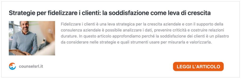 cover articolo strategie per fidelizzare i clienti